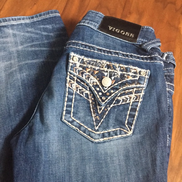 vigoss straight leg jeans